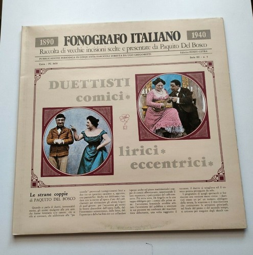 Fonografo italiano duettisti - italiano, -duettisti