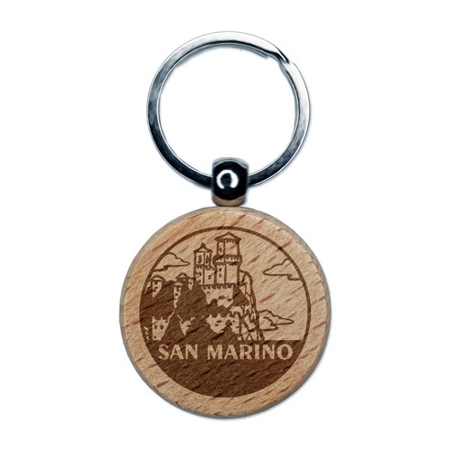 Portachiavi tondo san marino - tondo,