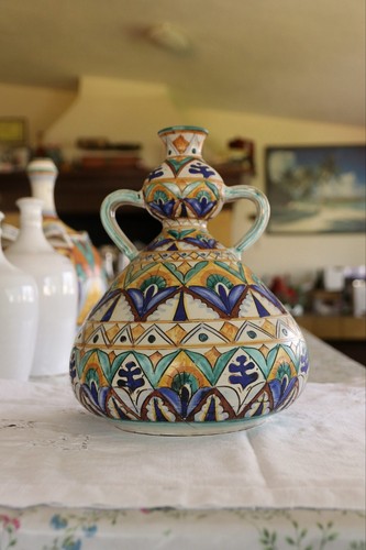Faenza ceramica vaso dipinto - faenza,