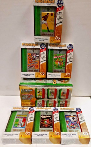Tin box calciatori panini - tin,