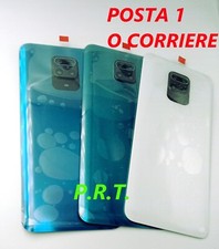SCOCCA POSTERIOR VETRO COVER COPRI BATTERIA PER XIAOMI REDMI NOTE 9 PRO 9S LENTE