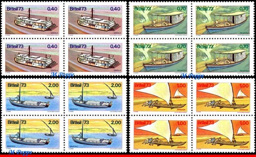 1322 brasile 1973 barche - 1973,