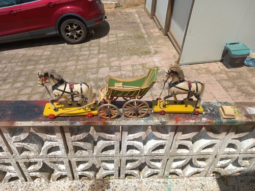 Due cavalli con calesse come - cavalli,