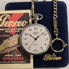 Orologio Perseo Junior 11112/D da Tasca FS Assegnato Ferrovie Manuale ETA 2801-2