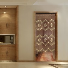 Tenda in legno perline stringa