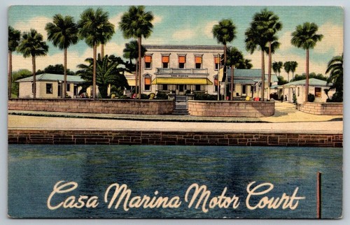 Cartolina casa marina motor - casa,