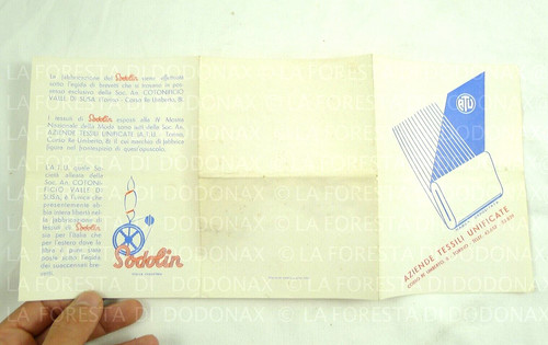Vecchia brochure pubblicità - brochure,