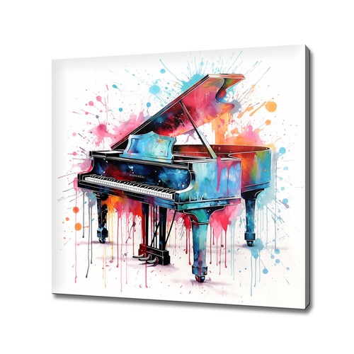 Pianoforte colorato musica