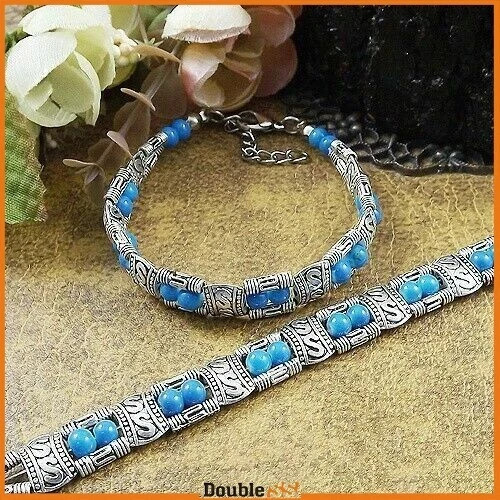 Bracciale tibetano turchese - tibetano,