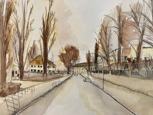 Bella disegno acquerello - bella,
