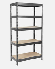 Scaffale Scaffalatura Officina Cantina Carico Pesante Metallo Grigio