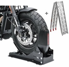 Set Blocca ruota + Rampa di carico per Moto Guzzi California 1400 Custom SW10