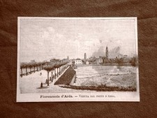Incisione del 1891 Fiorenzuola
