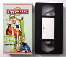 MovieFair BRACCIO DI FERRO CONTRO BRUTUS,VHS PANARECORD,VIDEOMATTO,CARTONI