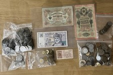 Lotto monete banconote - e,