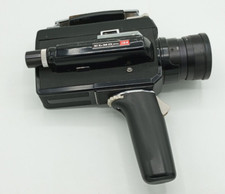 Cinepresa Vintage Elmo Super 104 con custodia in buone condizioni con borsa vid8