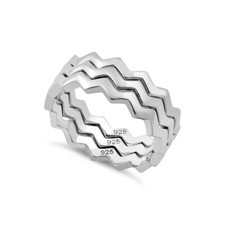 Anello a fascia in argento