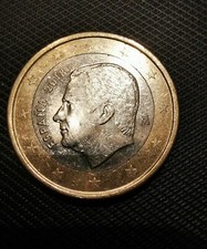 Moneta 1 euro della Spagna del 2018