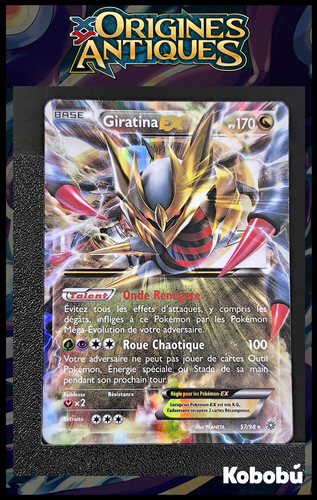 Carte pokémon giratina - carte, ex