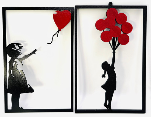Set quadretti stile banksy - set,