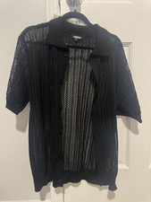 Camicia uomo Zara nera in lino