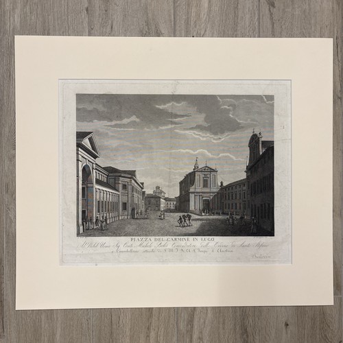 Stampa antica piazza - stampa, “piazza
