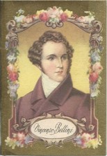 Vincenzo Bellini - Calendarietto da Barbiere 1954  Mignani Bologna