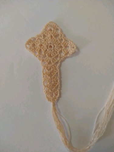 Handmade crochet lace cross - handmade,