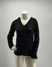 Chemise Lacoste – Maglione Donna Vintage – Made in France – Taglia M – Nero