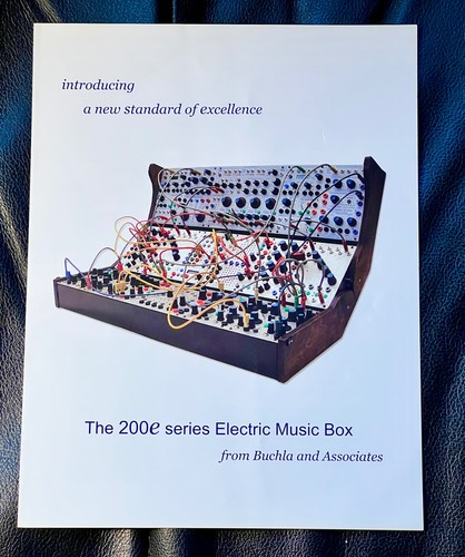 Brochure sintetizzatore buchla - brochure,