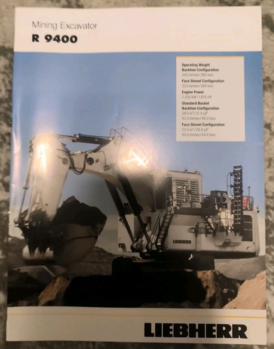 Brochure depliant liebherr - brochure,