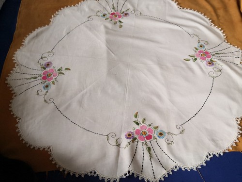 Hand embroidered circular - embroidered,