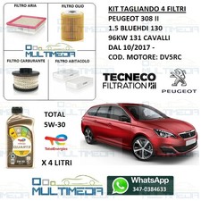 KIT TAGLIANDO 4 FILTRI OLIO