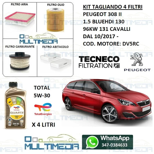 Kit tagliando filtri olio - tagliando,
