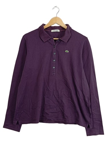 Lacoste polo donna viola - lacoste,