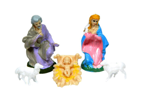 Natività plastica 5 cm - 3,5,