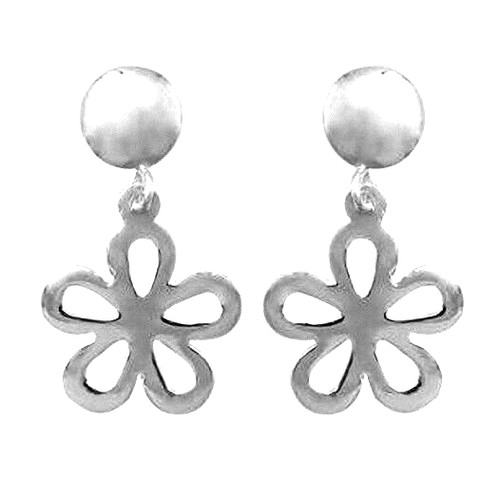 Orecchini fiore argento 925 - ,