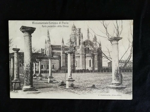 Cartolina monumentale certosa - cartolina,