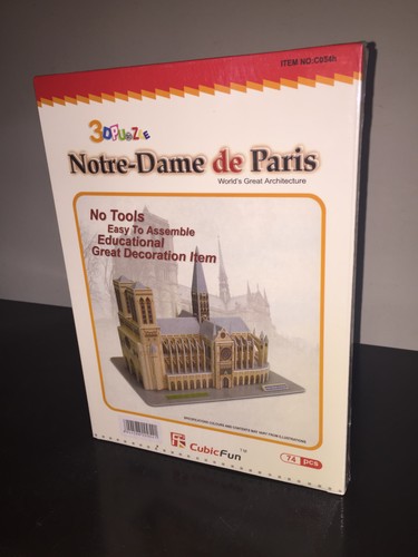Cubicfun puzzle cattedrale - 3d,