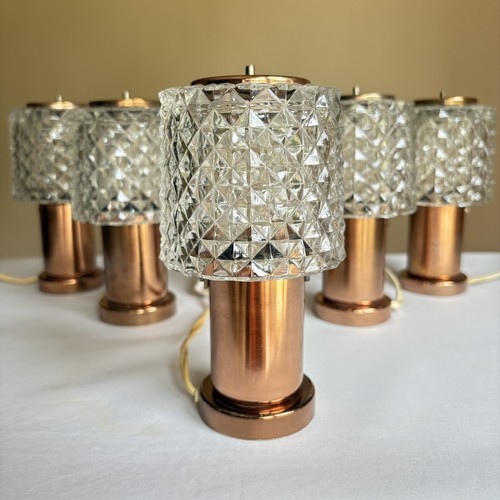 Vintage czech brass glass - czech, brass&glass
