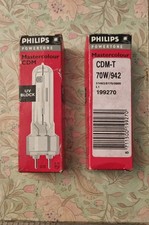2 LAMPADE IODURI METALLICI MASTERCOLOUR PHILIPS G12 CDM-T 70W 942 LUCE BIANCA