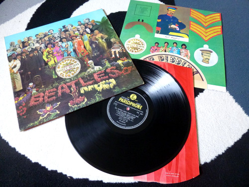 1st press 140g beatles sgt - press,