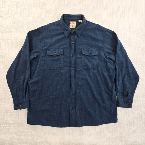 Camicia flanella blu - di,