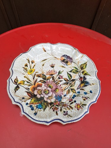 Piatto decorativo fiori