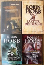 Lotto 4 libri Robin Hobb apprendista assassino ritorno Lungavista draghi fantasy