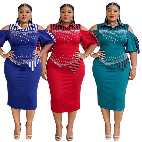 Abito lungo africano dashiki - abito,