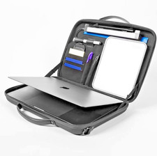 Worky Office 12 in 1 Ovunque Valigetta Portatile Workstation Borsa per Laptop, Nero