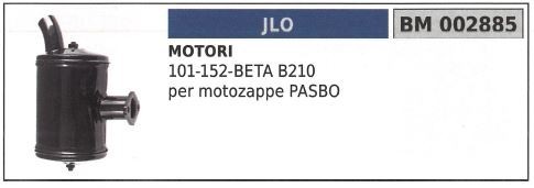 Marmitta jlo motozappa - marmitta, pasbo