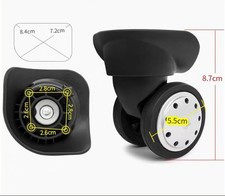 Ricambio ruota bagagli 2 pezzi