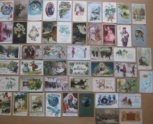 Christmas job lot 50x old - lot,
